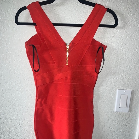 Orange Bebe Dress - Picture 4 of 5